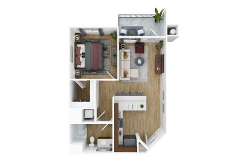 Unit 1B at The Park on Washington, Murrieta California